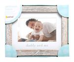Pearhead Daddy And Me Rustic Keepsake Baby Frame, Gender-Neutral Dad And Baby Picture Frame, Baby Nursery DÃ©cor, Baby's First Christmas Gift, Holiday Gift Ideas, Baby Holiday Gifts by AmazonUs/PEKJ9