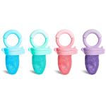 MunchkinÂ® Fresh Food Feeder, 4 Pack, Blue/Green/Coral/Purple by Munchkin