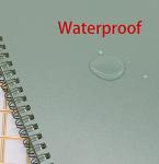 Yansanido Spiral Notebook, 4 Pcs 4 Color A5 Thick Plastic Hardcover 7mm College Ruled Paper 80 Sheets (160 Pages) Journal for School and Office Supplies (4 Pcs A5) from Yansanido