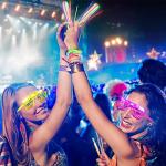 120 Pack Patriotic Glow Sticks Party Supplies LED Light Up Toys Glow in The Dark for Kid/Adult with 100 Glow Stick Necklaces Bracelets 20 Shutter Shades Glasses Birthday Carnival July 4th Party Favor by 