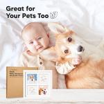 Baby Hand and Footprint Kit - Baby Footprint Kit, Baby Girl Gifts,Baby Boy Gifts,Baby Registry Search,New Baby Shower Gifts for Boys,Girls, Newborn Baby Handprint Footprint Keepsake Kit (Alpine White) from KeaBabies