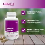 GleeFull Over 30 Hormone Support - Menopause Supplements for Women - Hormone Balance for Women - Hot Flash Relief - Menopause Support by GleeFull SUPlLEMENTS