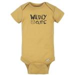 Gerber unisex baby 8-pack Short Sleeve Onesies Bodysuits and Toddler T Shirt Set, Tiger Green, 6-9 Months US from Gerber