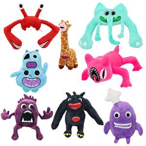 8PCS Garden of Banban Plush,10 inches Garden of Ban ban Jumbo Josh Plushies Toys,Soft Monster Horror Stuffed Figure Doll for Fans Gift,Soft Stuffed Animal Figure Doll for Adult and Kids by GETIEN