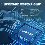 Retro game console Super Console X2 with 100,000+ games, video game console compatible with 70+ emulators, Emuelec 4.5/Android 9.0 dual system, supports 4K UHD, BT5.0, 2.4G+5G dual-band, plug and play by Bearway