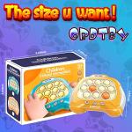 ORDTBY Handheld Puch Work Pop it Fidget Travel Pro Game Electronic Sensory Popper Light Up for Kids 8-12 Birthday Xmax Gift for 3 4 5 6 7 8+ Year Old Teen Boy Girls(Appearance Patent) from ORDTBY