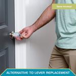 Able Life EZ Doorknob Grips, Non-Slip Silicone Door Knob Turner Cover and Handle Gripper, Open Doors Easily, Arthritis and Senior Daily Living Aids for Adults and Elderly, Set of 2 by Stander