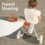 BUBAVAN Toddler Bike,Tricycles for 1-3 Year Olds,Toddler Bike with Push Handle,Toddler Tricycle,Gifts&Toys for 1 Year Old Girls&Boys,Kids Trike with Adjustable Seat&Removable Pedals (Orange) by BUBAVAN