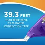 BIC Wite-Out Brand EZ Correct Correction Tape, 39.3 Feet, 2-Count Pack of white Correction Tape, Fast, Clean and Easy to Use Tear-Resistant Tape Office or School Supplies by BIC Corporation