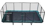 Happy Trampoline - Gymnastic Outdoor Adults Kids Rectangle Trampoline with Net Enclosure - High Performance Commercial Grade Heavy Weight Jumping Capacity (10 X 20 Ft, 10X20 Rectangle) from Happy Trampoline Galactic Xtreme Model