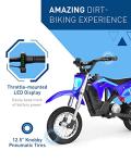 Hiboy DK1 36V Electric Dirt Bike,300W Electric Motorcycle - Up to 15.5MPH & 13.7 Miles Long-Range,3-Speed Modes Motorcycle for Kids Ages 3-10 by Freeman IT Limited