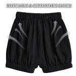 Booulfi Boy Baptism Christening Outfit Baby Boys Wedding Linen Outfit Newborn Infant Church Outfits Summer Short Sleeve Black Smocked Baby Boy Clothes 12-18 Months from Booulfi