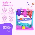 Move2Play, Feed The Fish, Interactive Toy for 1+ Year Olds, 6 to 12 Months, Baby Toy, 1 Year Old Birthday Gift for Girls, 9-12 Months, 6 7 8 9 10 12+ Months by Move2Play