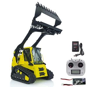 LESU 1/14 Hydraulic RC Loader Aoue LT5 Tracked Skid-Steer Radio Control Truck Boys Toy from lesu