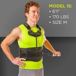 TLSO Thoracic Full Back Brace - Treat Kyphosis, Osteoporosis, Compression Fractures, Upper Spine Injuries, and Pre or Post Surgery with This Hard Lumbar Support for Men and Women (XL) by Cybertech Medical