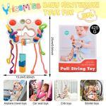 Yrissmiss Montessori Toys for 1+ Year Old Girls Boys,Sensory Toys for Toddlers 1-3 Autistic Children,Pull String Baby Toys 6 to 12 Months,Toddler Toys Age 1-2ï½Infant Toys Gifts for 1+ Year Old Girls from Yrissmiss