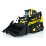 LESU 1/14 Hydraulic RC Loader Aoue LT5 Tracked Skid-Steer Radio Control Truck Boys Toy from lesu