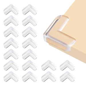 Furniture Corner & Edge Safety Bumpers Corner Protectors (18 Packs), Clear Corner Guards for Safety Proofing,Table Corner Protectors for Furniture Safe Table Bumpers Covers by Tohsssik