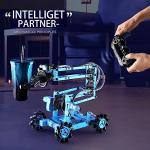 YAZHIYI 15 Channels 2.4G RC Robot Toy, DIY 151 pcs Take Apart Stem Excavator Toy Electronic Alloy Metal Mechanical Robotic Arm Building Kit Stem Projects for Kids 8+ & Adultsâ¦ from YAZHIYI