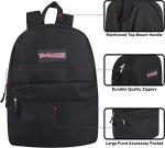 Trail maker Pre-Filled 17" Backpack & School Supply Kit - 20 Piece Back to School Supplies with Backpack (Black Pack) from 