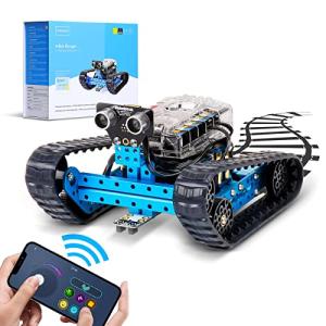 Makeblock mBot Ranger 3 in 1 Robot Toys, Coding Robot Kit STEM Educational Building Toys Support Scratch Arduino Programming, Programmable Remote Control Robot Gift for Kids Ages 10+ from Makeblock