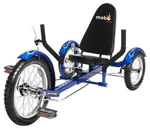 Mobo Triton Recumbent Trike. Kids 3-Wheel Bike. Youth Cruiser Tricycle by BSN SPORTS