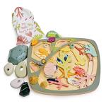 Tender Leaf Toys - My Little Rock Pool - 35 Piece Wooden Sea Life Set with Illustrated Drawstring Bag - Educational Play toy, Improve Fine Motor Skills, Shape Sorting Play for Boys and Girls - Age 3 + from Tender Leaf Toys
