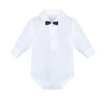 Lilax Baby Boy Clothes Formal Suit, Gentleman Set Romper + Pants + Suspender, Newborn Boy Outfits (0-3 Months, Navy) by 