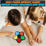 Gamie Electronic Memory Game with Lights and Sounds, Handheld Memory Game for Kids, Mind-Sharpening Brain Games for Kids and Adults, Educational Learning Game by Gamie