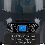 Baby Brezza Baby Bottle Sterilizer and Dryer Machine â Electric Steam Sterilization - Universal Fit - Pacifiers, Glass, Plastic, and Newborn Feeding Bottles, Charcoal from Baby Brezza