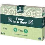 Mindful Classics, Four in a Row Family Board Game with Bamboo and Recycled Plastic Earth Day Eco-Friendly Products, for Adults and Kids Ages 8 and up by Spin Master