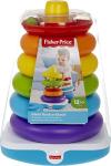 Fisher-Price Toddler Toy Giant Rock-A-Stack, 6 Stacking Rings with Roly-Poly Base for Ages 1+ Years, 14+ Inches Tall from Fisher-Price