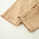 ZOEREA Baby Boy Clothes 2Pcs Toddler Boy Striped Short Sleeve T-Shirt + Overalls Pants Set 6M-3T Baby Boy Outfits Khaki by 