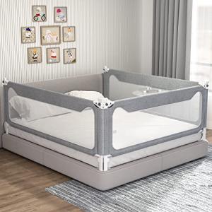 Sephyroth Bed Rails for Toddlers, Extra Tall Baby Bed Rail Guard Specially Designed for Twin, Full, Queen, King Size - Safety Bed Guard Rails for Kids 1 Side:78.74"(L) Ã27"(H) by Sephyroth