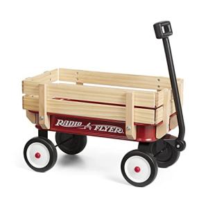 Radio Flyer My 1st Steel & Wood Wagon, 19" Long Toy Wagon for Kids 1.5+ by Radio Flyer