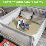 Sephyroth Bed Rails for Toddlers, Extra Tall Baby Bed Rail Guard Specially Designed for Twin, Full, Queen, King Size - Safety Bed Guard Rails for Kids 1 Side:78.74"(L) Ã27"(H) by Sephyroth