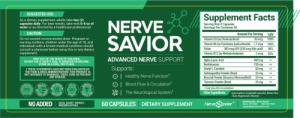 Nerve Savior - Advance Nerve Support - 60 Capsules from N3RVE SAVIOR