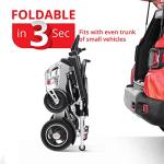 ActiWe WX15 Electric Wheelchairs for Adults- Lightweight Foldable All Terrain Motorized Wheelchair for Adults- Portable Folding Power Wheel Chair for Seniors-Only 47 lb-Silla de Ruedas Electrica (SE) from SHENZHEN CHITADO TECHNOLOGY CO LTD