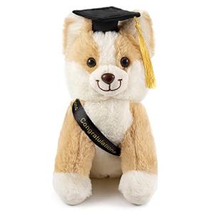 GSUIVER Graduation Giftfor Kids Graduation Bear Stuffed Animal Plush Toy (Puppy) from GSUIVER