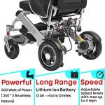 ActiWe WX15 Electric Wheelchairs for Adults- Lightweight Foldable All Terrain Motorized Wheelchair for Adults- Portable Folding Power Wheel Chair for Seniors-Only 47 lb-Silla de Ruedas Electrica (SE) from SHENZHEN CHITADO TECHNOLOGY CO LTD