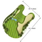 GOODLYSPORTS Toilet Golf Game - Practice Mini Golf in Any Restroom/Bathroom -3D Lawn Printing Makes The Scene More Realistic. Gag Gifts to Make Your Father Laugh! Â Novelty Gift for Golf Lovers ! from GOODLYSPORTS