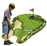 GOODLYSPORTS Toilet Golf Game - Practice Mini Golf in Any Restroom/Bathroom -3D Lawn Printing Makes The Scene More Realistic. Gag Gifts to Make Your Father Laugh! Â Novelty Gift for Golf Lovers ! from GOODLYSPORTS