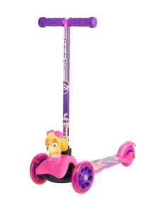 Sakar Self Balancing Toddler Scooter with Light-Up Wheels - Extra Wide Deck, 3 Wheel Platform, Foot Activated Brake, 75 Lbs Limit, Scooter for Kids Ages 3-5 from Sakar International