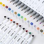 JRDHGRK Markers Sketching Markers 168 Dual Brush Pen Art School Supplies 168Colors (Color : A) from znlaa