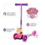 Sakar Self Balancing Toddler Scooter with Light-Up Wheels - Extra Wide Deck, 3 Wheel Platform, Foot Activated Brake, 75 Lbs Limit, Scooter for Kids Ages 3-5 from Sakar International