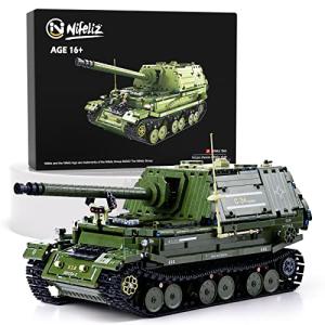 Nifeliz Ferdinand Tank Destroyer, WW2 Main Battle Truck Building Set, Technical Military Model Toy for Adults (2,436 Pieces) by Nifeliz