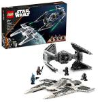 LEGO Star Wars Mandalorian Fang Fighter vs. TIE Interceptor 75348 Building Toy Set, May The 4th Star Wars Gift for Fans Aged 9 and Up; with 3 Characters Including The Mandalorian by LEGO