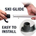 Walker Ski Glides Gray Universal Heavy Duty 1/Pair by Healthline Trading