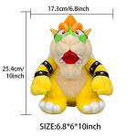 Dayincar Bowser Plush Toy Yellow Stuffed Animal Plushie Doll Soft Yellow Cuddly Pillow Decoration Fans Gift (Bowser) by Dayincar