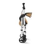 Medline Momentum Rollator with Seat, Premium Rolling Walker, 6" Wheels, White, Supports Up To 250 lbs by Medline